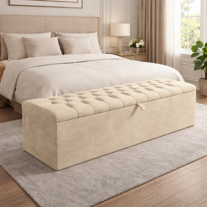 Long Beach Ottoman Storage Box