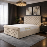 SAO POULO UPHOLSTERED OTTOMAN BED