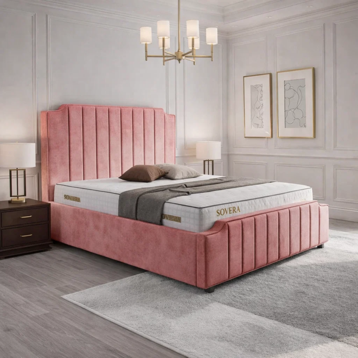 VEINA UPHOLSTERED BED